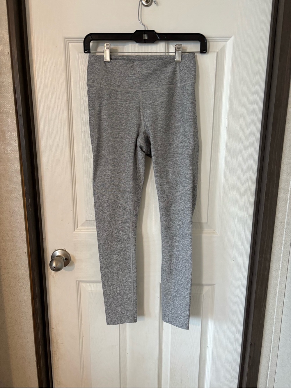 Outdoor Voices Heather Gray High-Rise Leggings